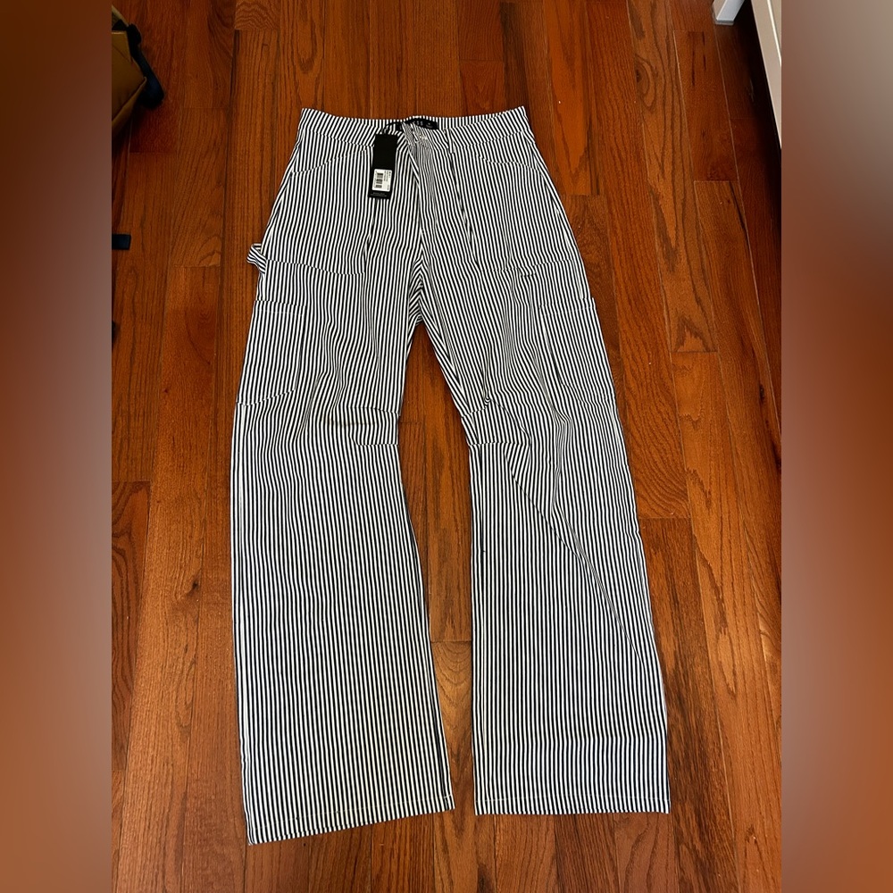 NWT Lioness Striped Miami Vice Cargo Jeans Size Medium